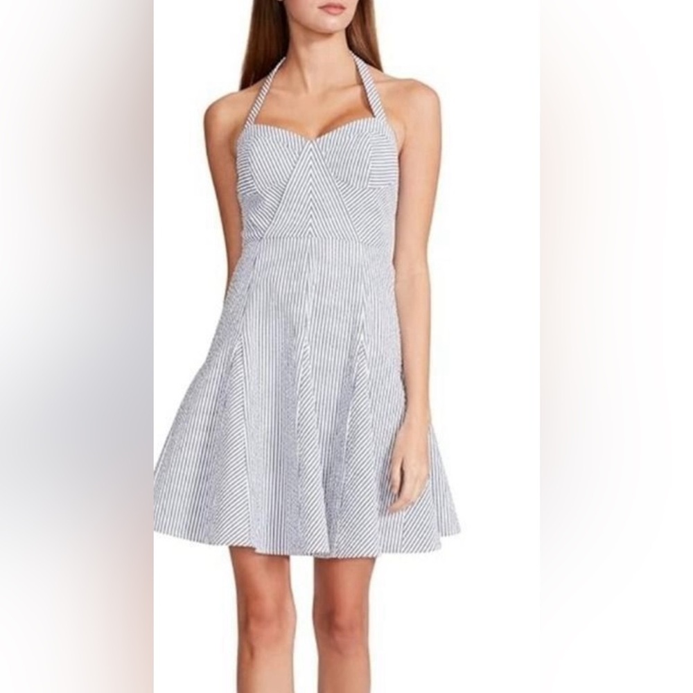 Betsey Johnson cotton searsucker dress sz12